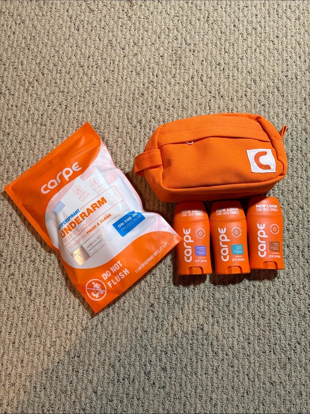 NWT Carpe Deodorant & Underarm Wipes π§‘ - Picture 1 of 1